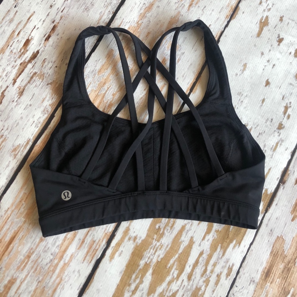 Lululemon Free to Be Bra size 4 Black - Picture 4 of 5